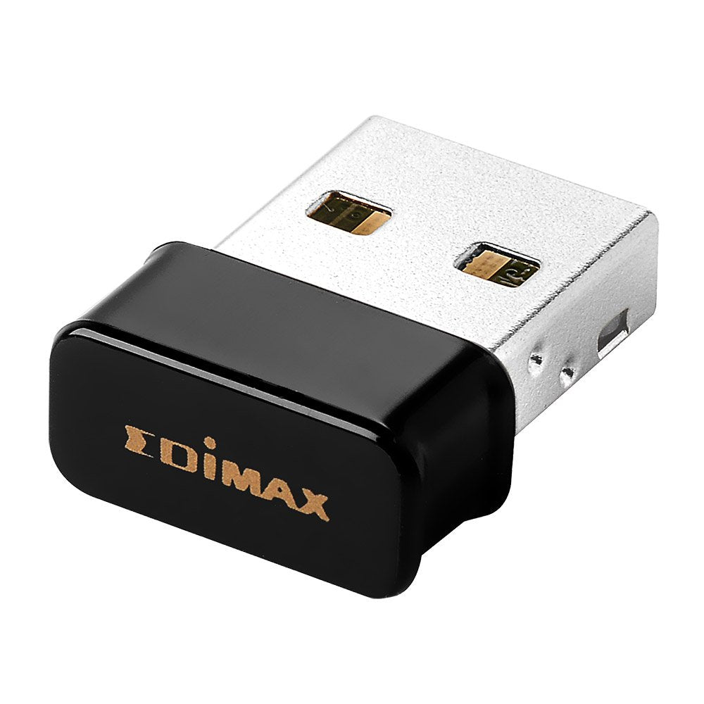 Edimax 2 In 1 Wi Fi 4 802.11N N150 + Bluetooth Low Energy (Ble) 4.0 Combination Adapter For Pc, Wireless Nano Usb Adapter Dongle