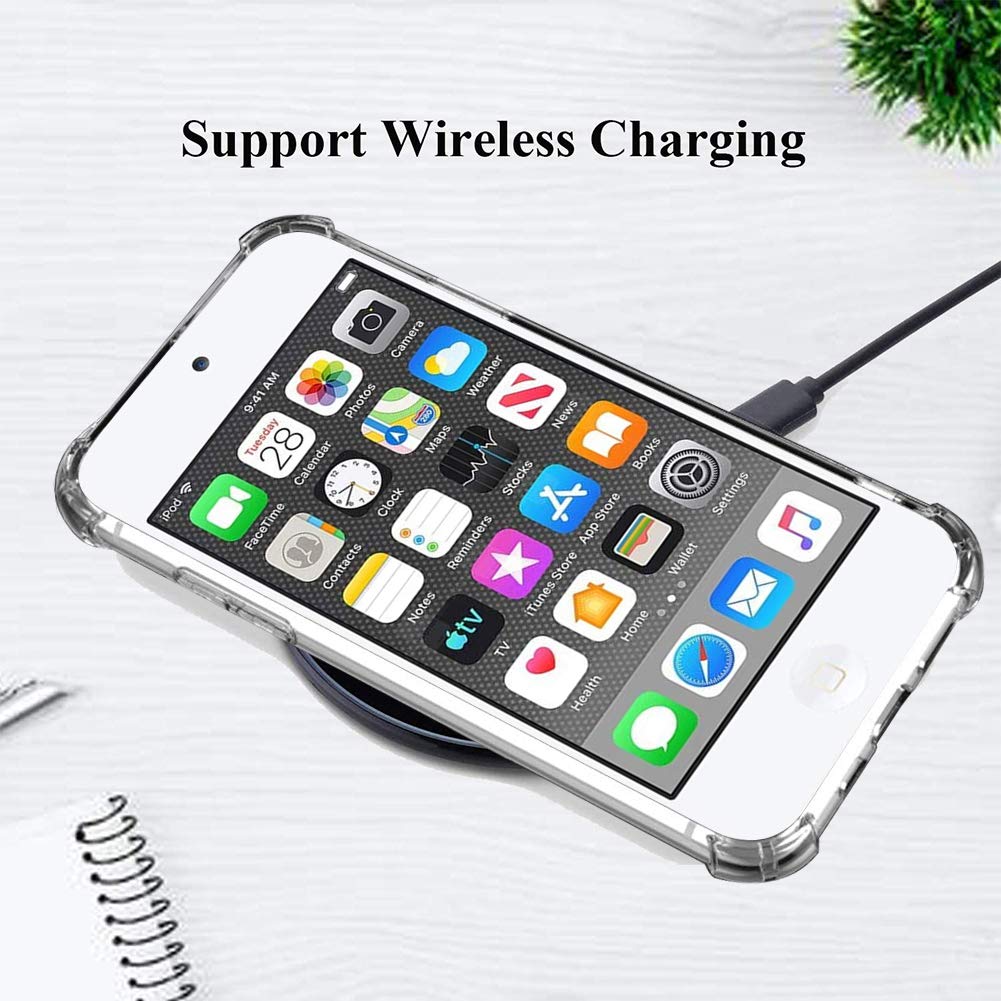 Ziye Compatible With Ipod Touch 7Th Generation Case,Ipod Touch 6 5 Case Clear,Shockproof Protective Case For Ipod Touch 5/Ipod T