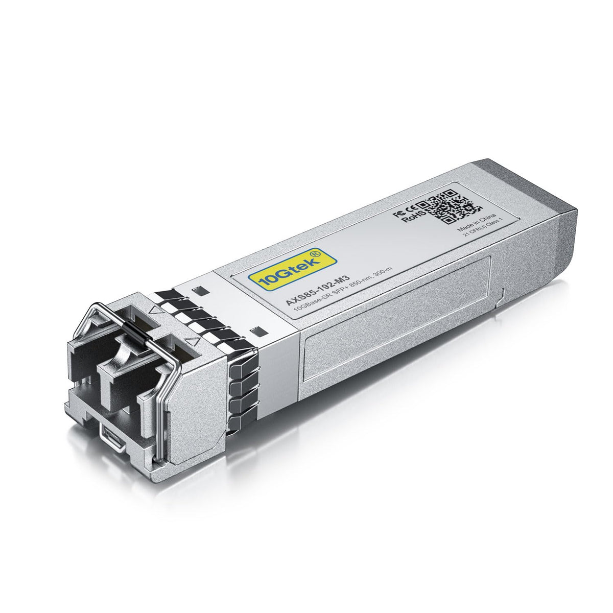 10Gtek 10Gbase Sr Sfp+ Lc Transceiver, 10G 850Nm Mmf Multimode Sfp Module, Up To 300 Meters, For Cisco Sfp 10G Sr, Meraki Ma Sfp