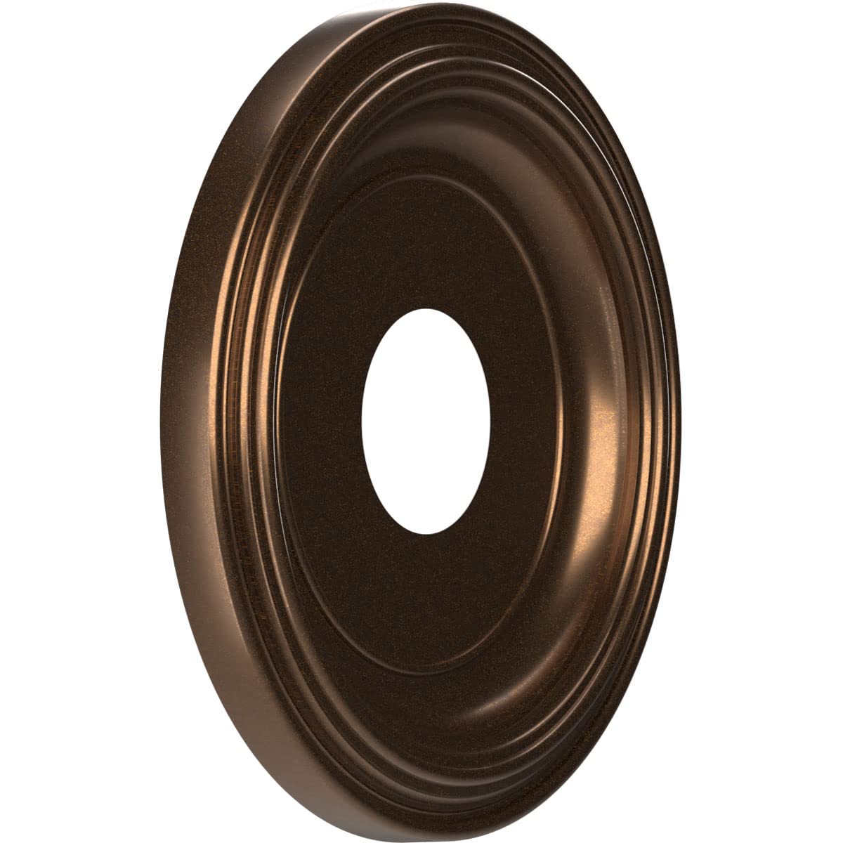 Ekena Millwork 13''Od X 3 1/2''Id X 1 1/4''P Traditional Thermoformed Pvc Ceiling Medallion (Fits Canopies Up To 7 1/2''), Metal