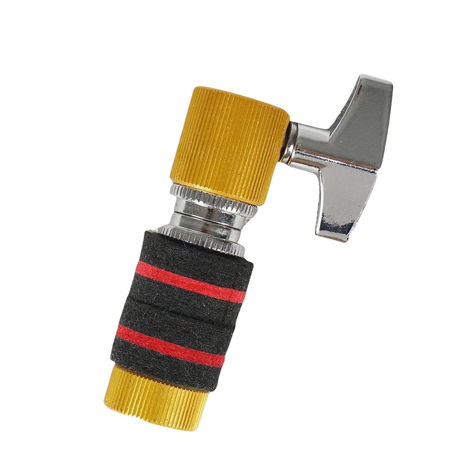 Urjix Hi Hat Cymbal Clutch Fittings Aluminum Instrument Accessory Jazz Drum Clutch Gold