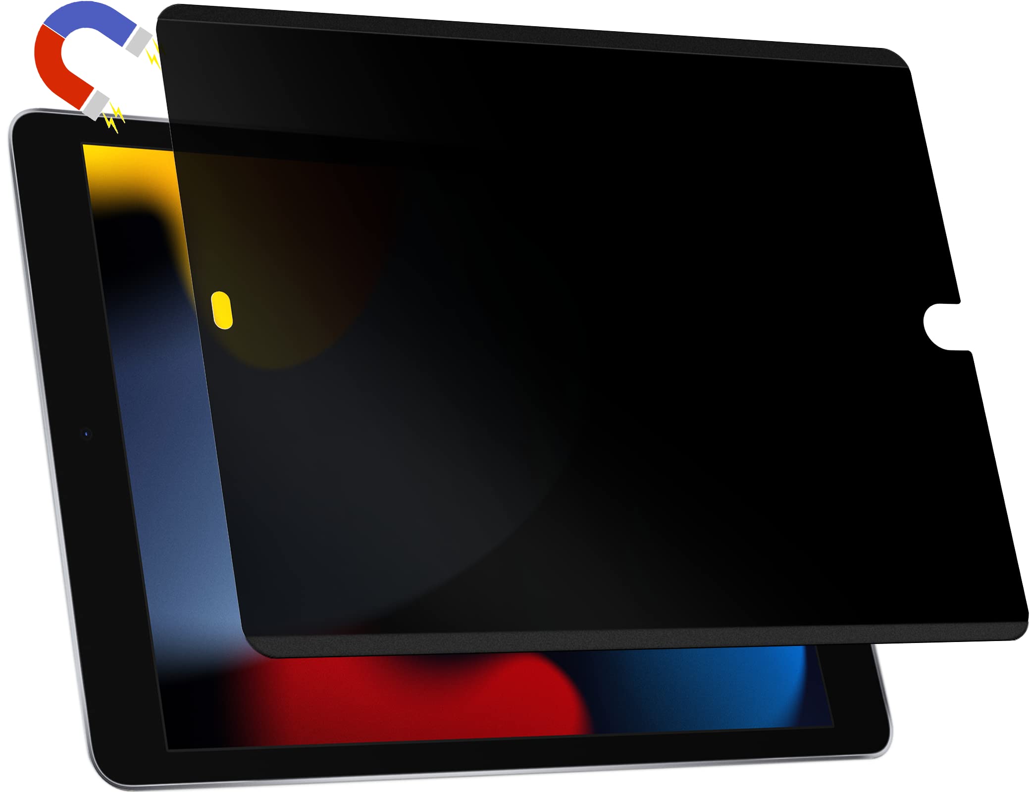Mamol Magnetic Ipad 10.2 Privacy Screen Protector For Apple Ipad 10.2'' 9Th/8Th/7Th Generation 2021/2020/2019, Removable&Reusabl