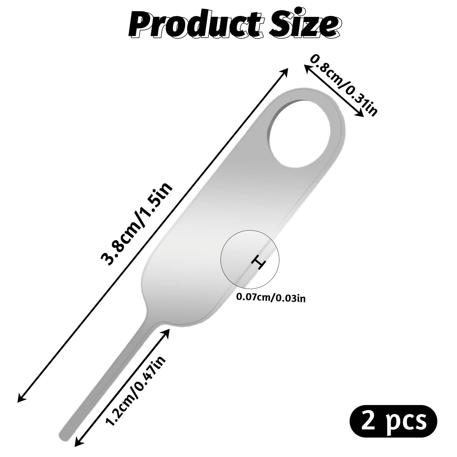 2 Pack Doorbell Key Tool, Doorbell Opening Pin Tool, Release Removal Pin Security Key Replacement Tool Compatible With Arlo, Nes