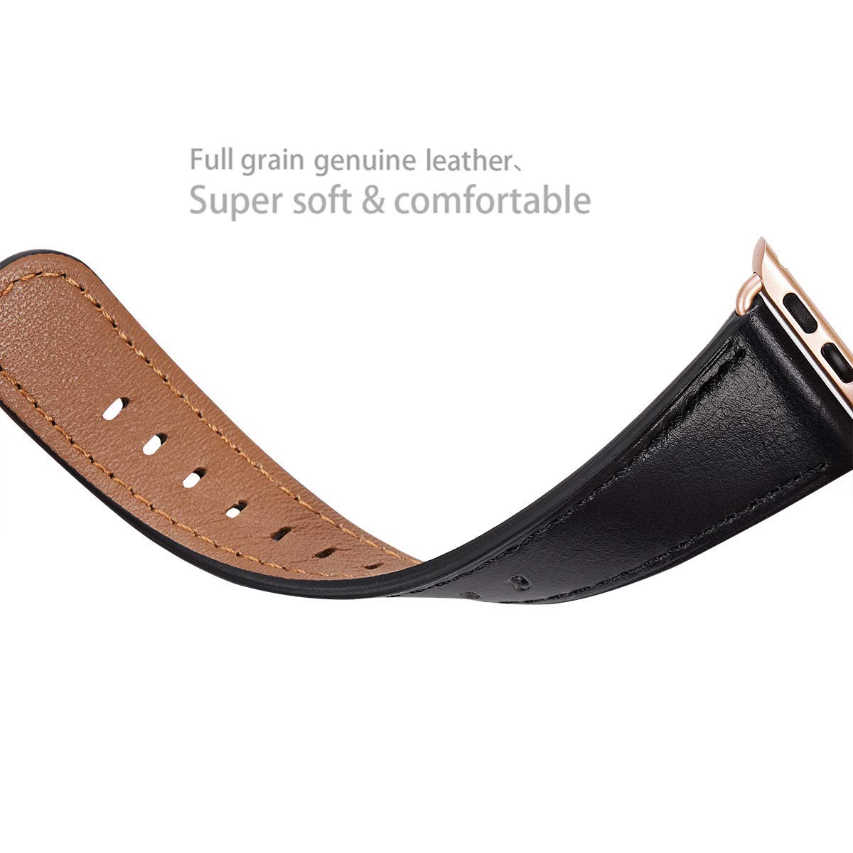 Wfeagl Compatible With Apple Watch Band 49Mm 42Mm 44Mm 45Mm Women, Top Grain Leather Band For Iwatch Ultra Se & Series 9 8 7 6 5