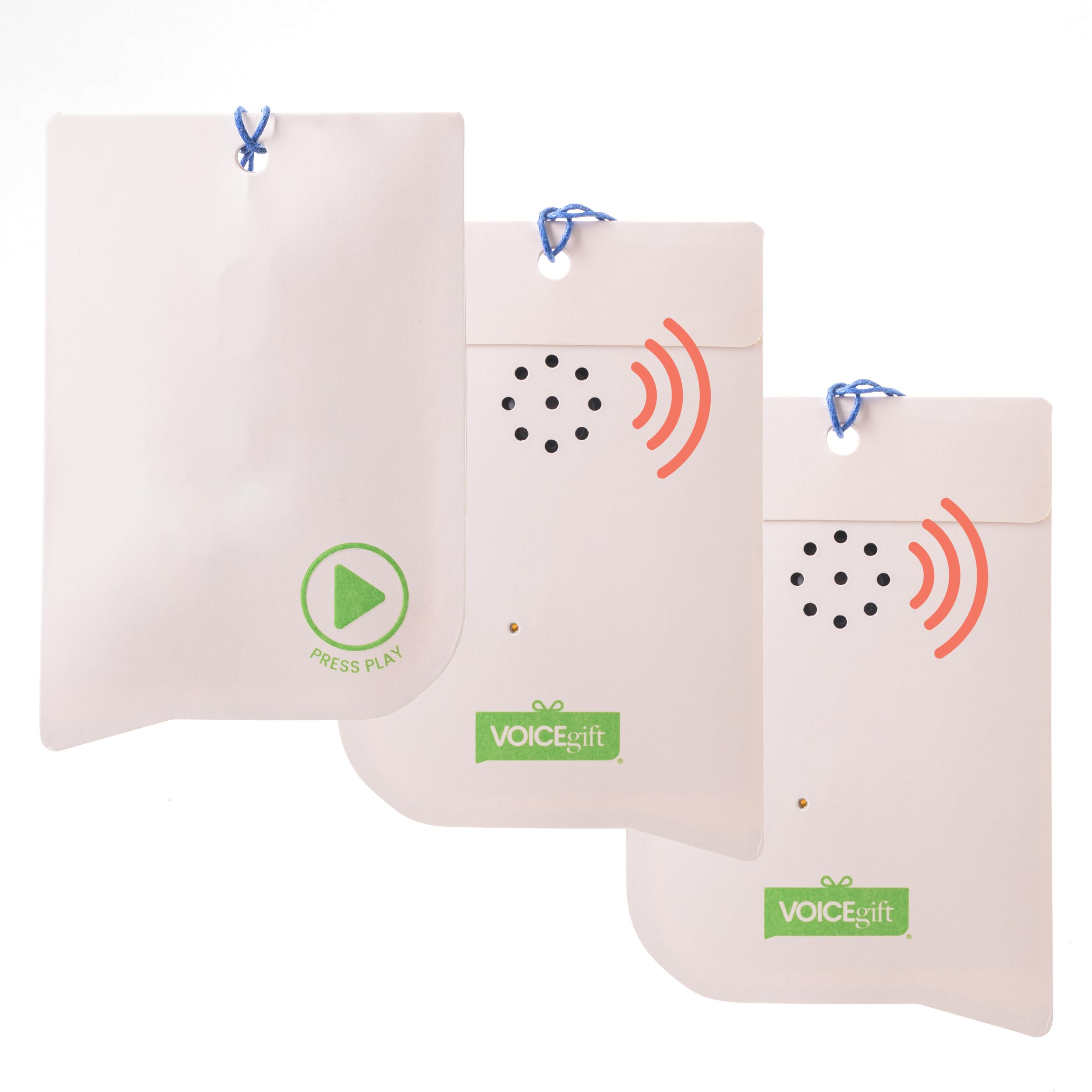 Voicegift Audio Recorders For Gifts   All Occasion Voice Recorders (Seashell | 3 Pack, Audio Recordable Gifttags)