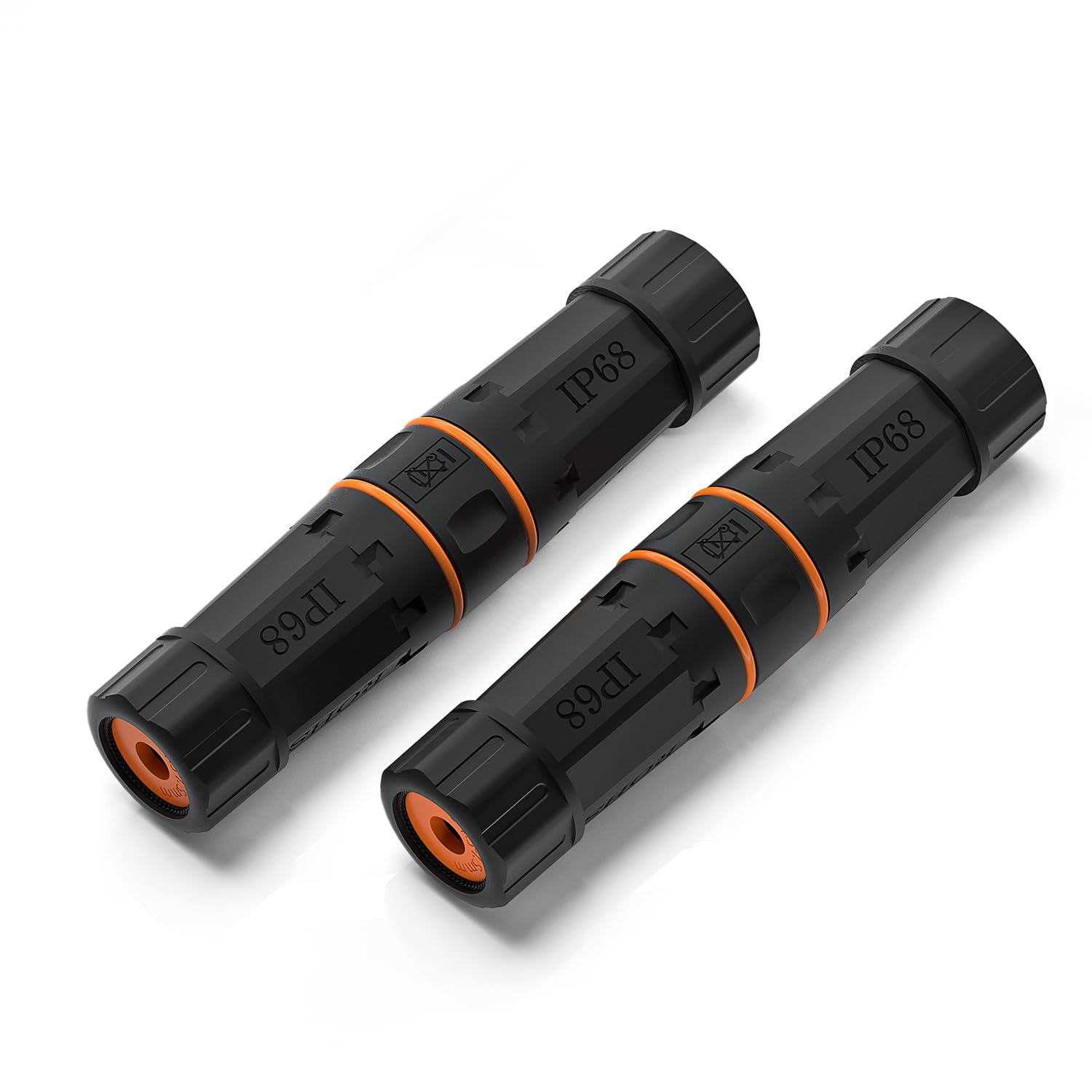 Dingsun Waterproof Rj45 Coupler, Female To Female Waterproof Ethernet Coupler, Ip68 Ethernet Outdoor Lan Cable Connector For Cat