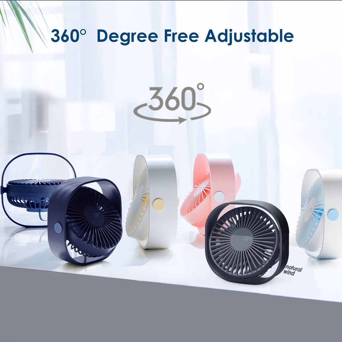 Simpeak Usb Fan Simpeak Small USB Fan Small Quiet Portable USB Powered ONLY (No Battery ...