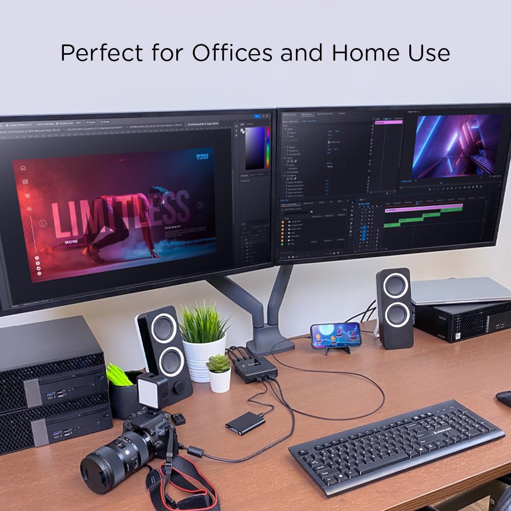 Iogear 4X4 Usb 3.0 Peripheral Sharing Switch   Share 4 Usb Devices Between 4 Computers   Led Indicators   Cables & Remote Includ