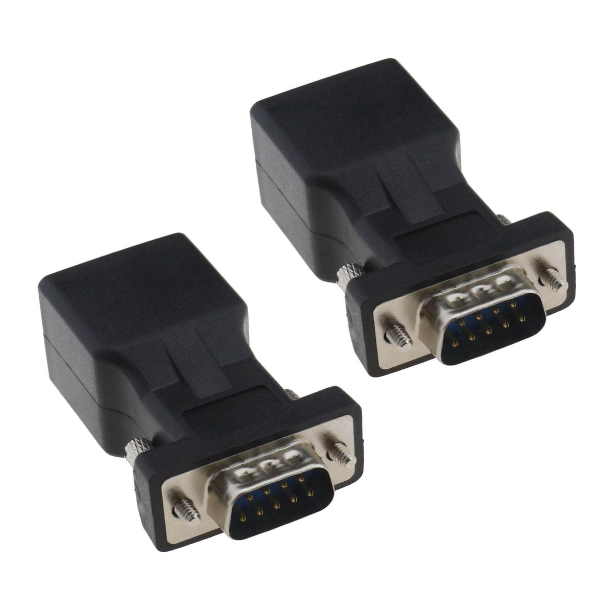 Rs232 To Rj45 Cable Ecsing 2Pcs 9 Pin Rs232 Db9 To Rj45 Serial Adapter Db9 Male To Rj45 ...