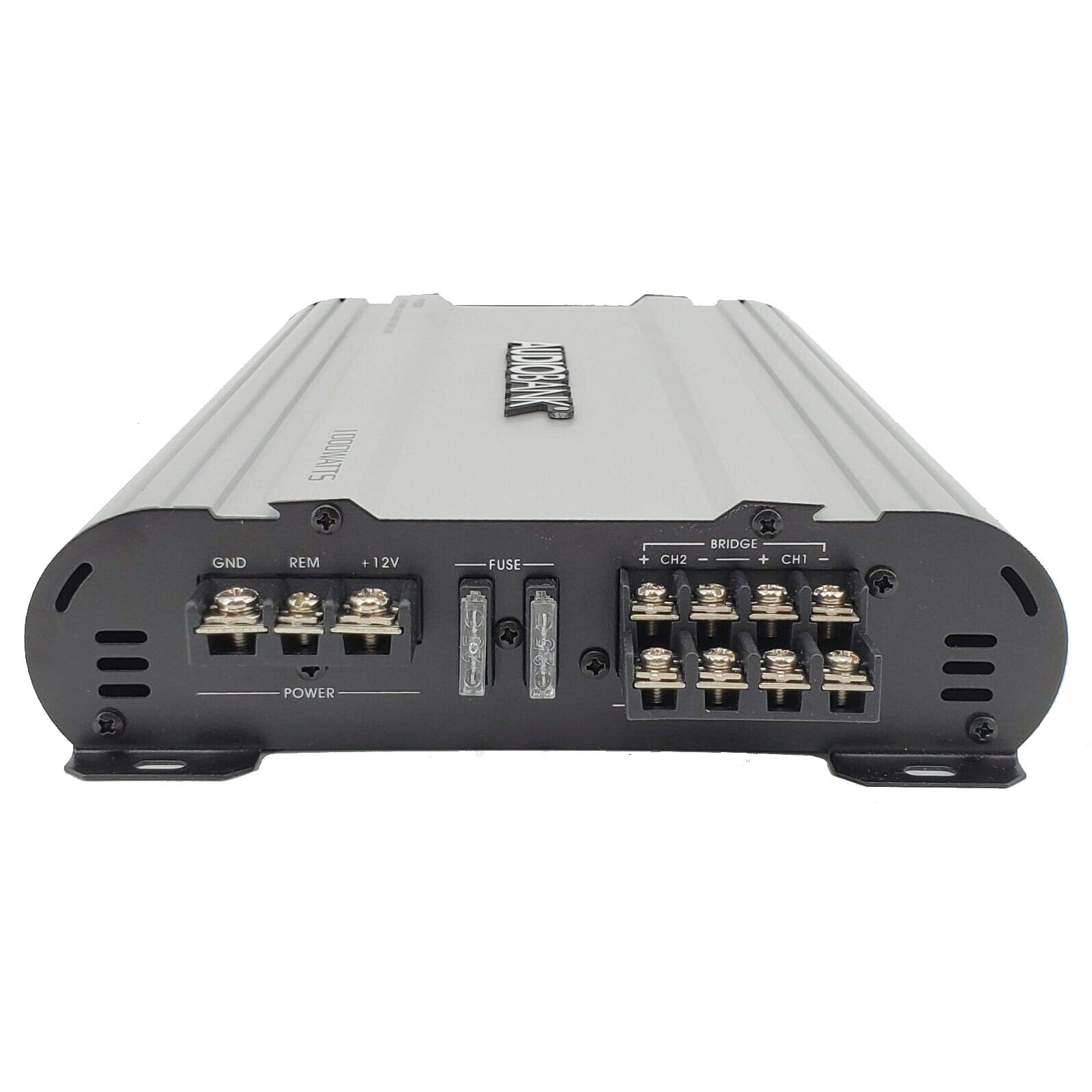 Audiobank 4 Channels 1000 Watts Bridgedable Car Audio Stereo Amplifier P1004 Heavy Duty Aluminum Alloy Heatsink | Class A B Oper