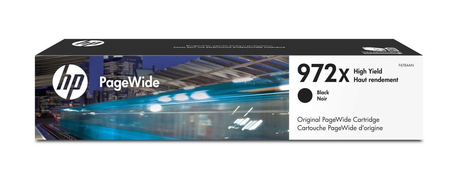 Hp Printing 972X Genuine Pagewide Color And Black High Yield Toner Set (F6T84An, L0R98An, L0S01An, L0S04An)