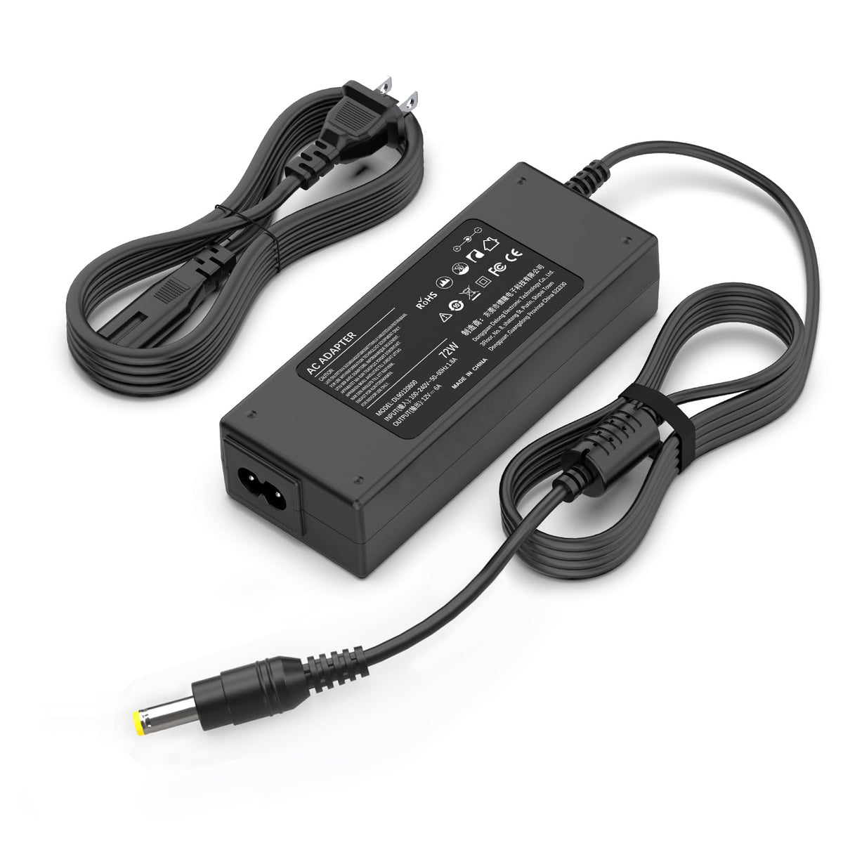 12V Power Cord For Insignia Tv 32' 28' 24' 20' 19', Ns-32D312Na15, Ns-32D312Na19, Ns-32D311Na15, Ns-32D220Na16, Ns-24Ed310Na15, Ns-19E310A13, Ns-24E200Na14, Ns-32D420Na16 Power Supply