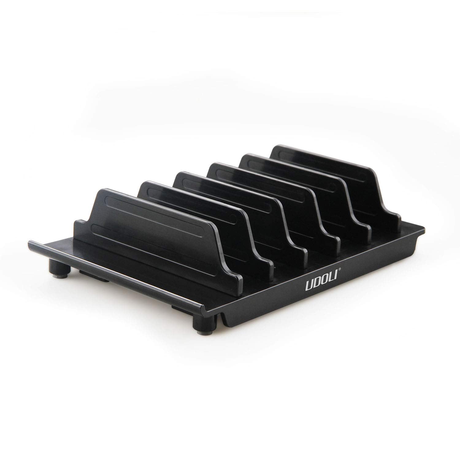 UDOLI Adjustable Universal Multi Device Organizer Dock Stand Holder, Tablet Cell Phone Desktop Stand for iPhone Samsung Galaxy G