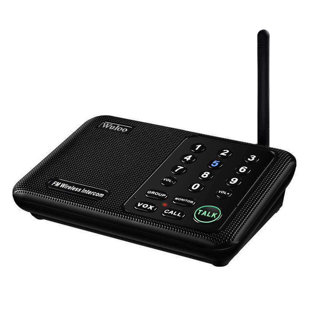 Expandable For Wuloo Intercoms Wireless For Home 5280Ft Range 10 Channel 3 Code (Only 1 Unit For Expandable The Original Interco