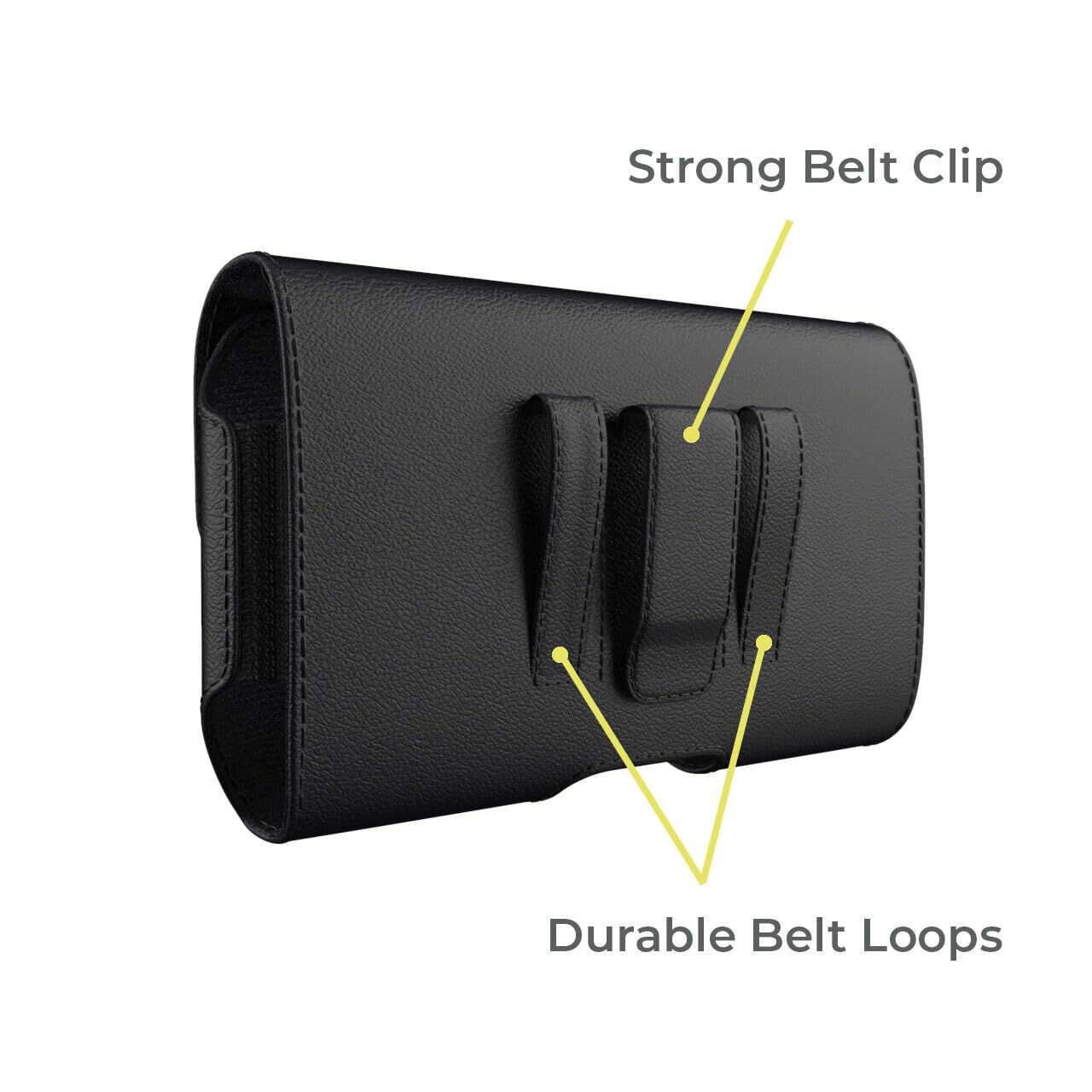 Agoz Premium Leather Pouch Case For Lg K10, Lg Premier Lte L61Al L62Vl, Premier Pro L413Dl, Holster With Belt Clip & Belt Loops