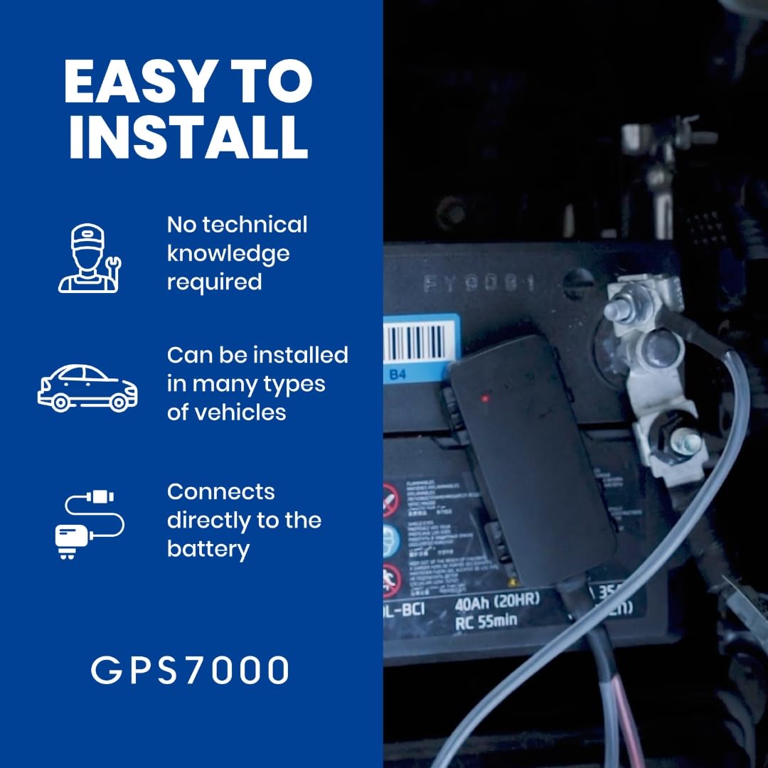 Gps7000-4G Hidden Gps Tracker For Vehicles | 30 Days Of Service Included | Real-Time Monitoring | Easy Installation | After The