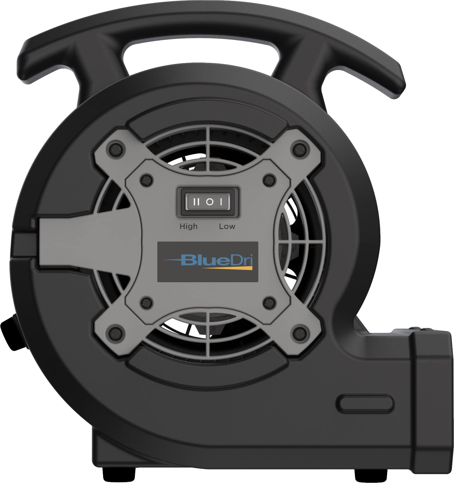 Lasko Bluedri Portable 1/8 Hp Mini Multi Purpose Air Mover Blower Utility Fan For Home, Carpet And Floor Drying, Black, Bd Vp 15