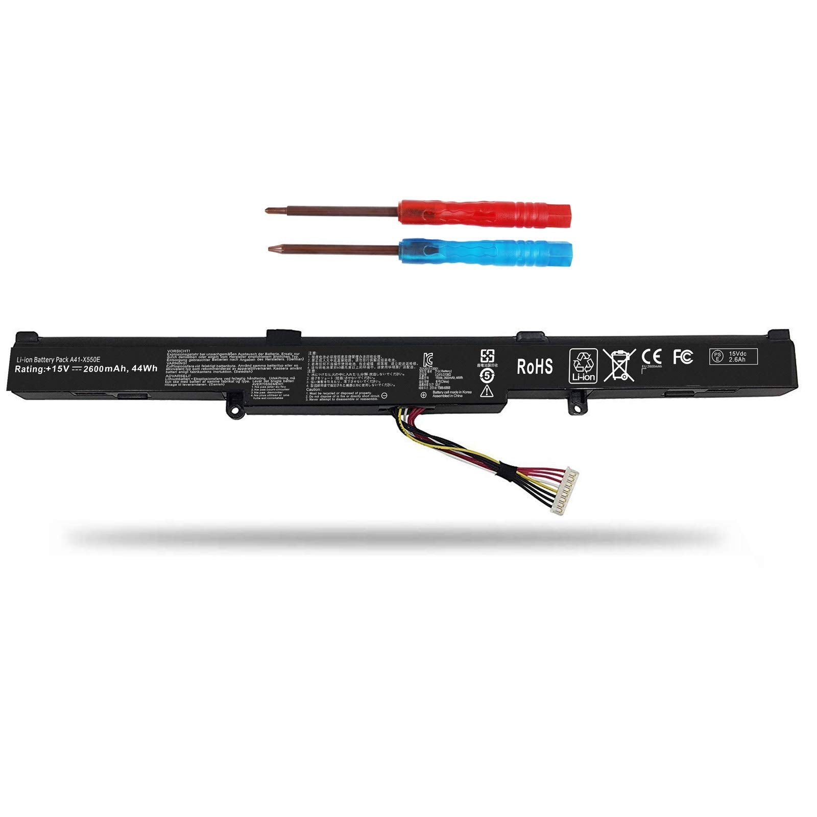 Vinpera A41 X550E Battery For Asus X450 X550 X550E X550L X550Lb X550V X550Z X550Za X751L K550 K550D F450 F450C X751M X750J X750J