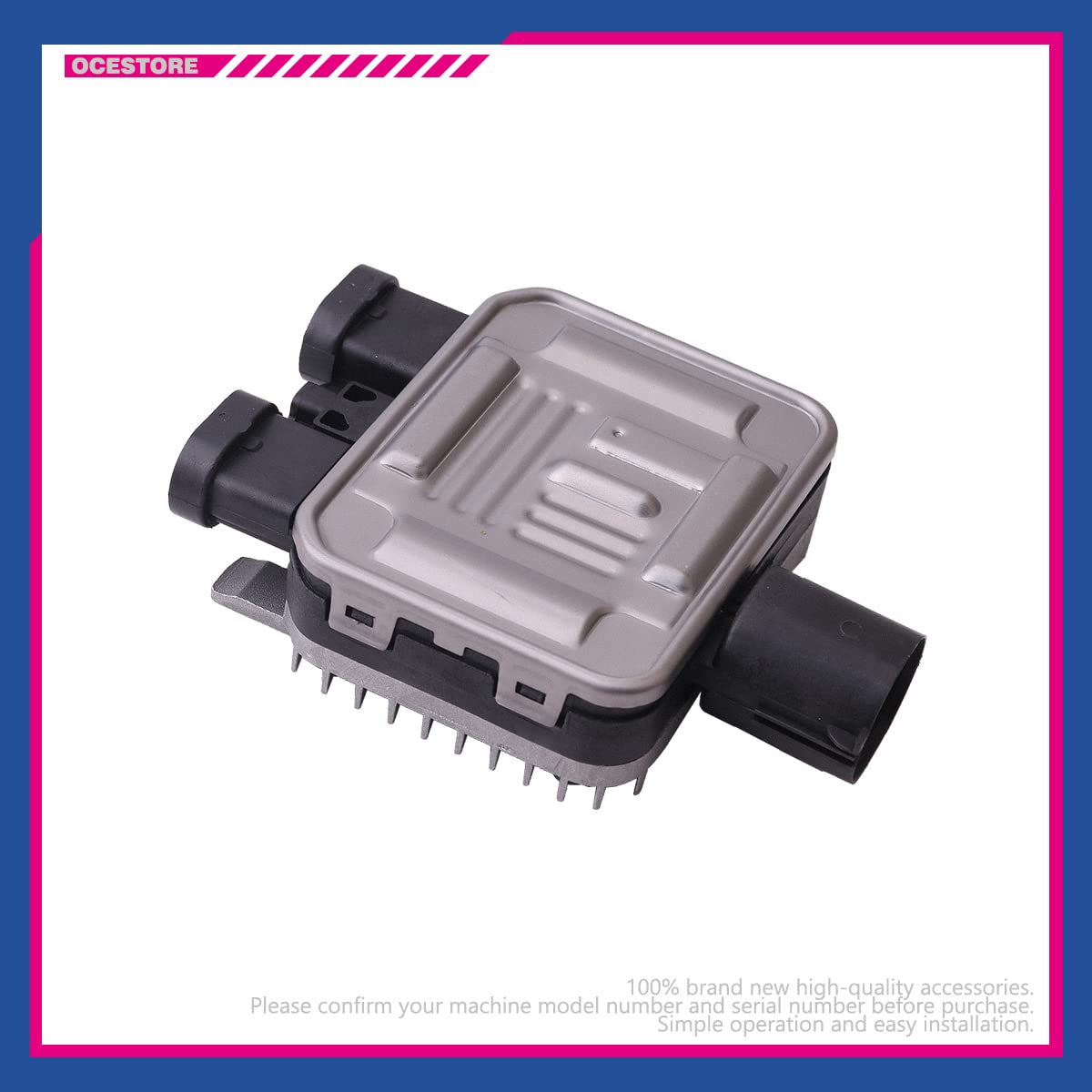 Ocestore Aj51 15 15Ya Cooling Fan Unit Control Module 7T438C609Ba Compatible With S60 S80 V70 Xc70 Xc60 7G919A819Aa Cooling Fan