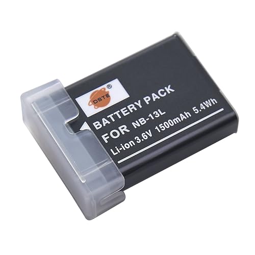 Dste Replacement For Nb 13L Replacement Li Ion Battery Compatible With Canon Powershot G5X G7X G9X G7 X Mark Ii G9X Mark Ii Sx62