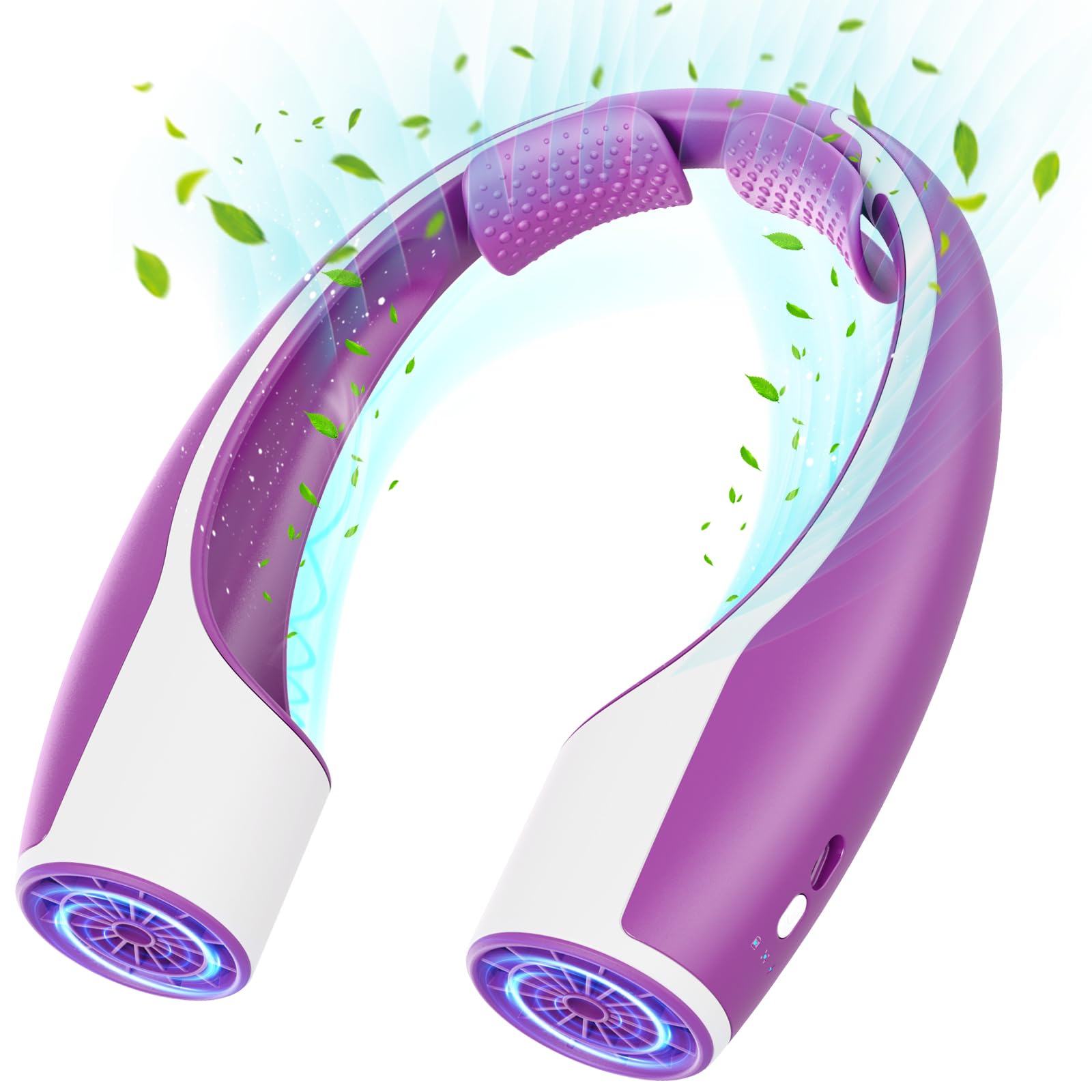 Rohent Neck Fan Portable For Women: High Speed Faster Cooling Neck Fan 4 Speeds Wind   Super Light Ultra Quiet Rechargeable Pers