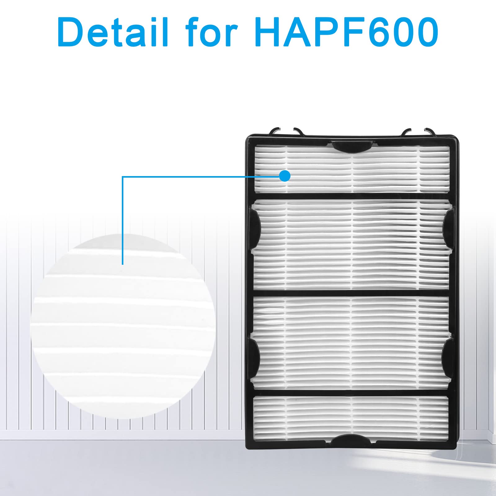 Keyjiniu Hapf600 Hapf600D Filter 3 Pack Filters 6 Pack Carbon Pre Filters Replacement Filter B Compatible With Holmes Hapf600D,