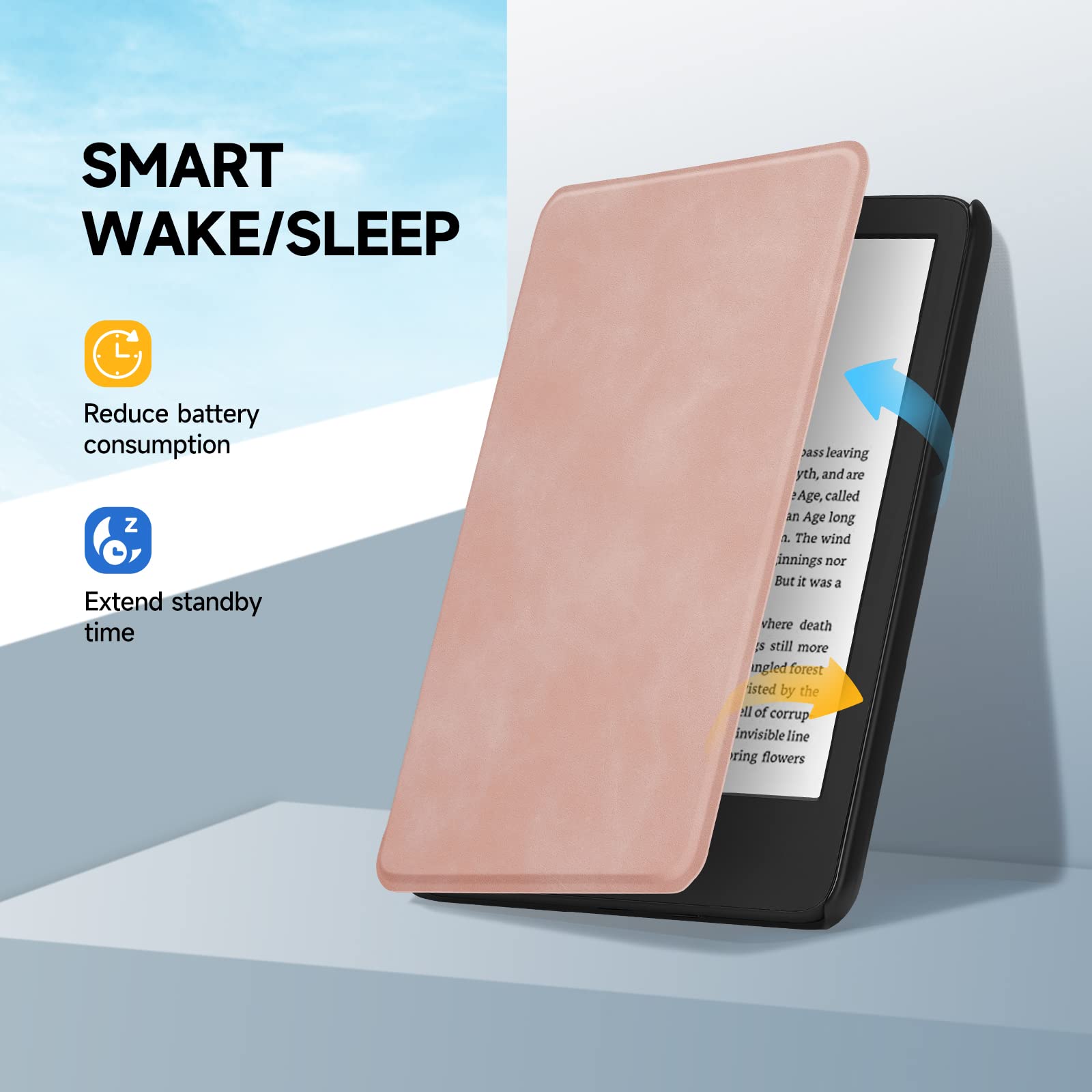 Ayotu Skin Touch Feeling Case For 6'' All New Kindle 11Th Generation 2022 Release (C2V2L3), Slim Kindle Cover With Auto Wake/Sle