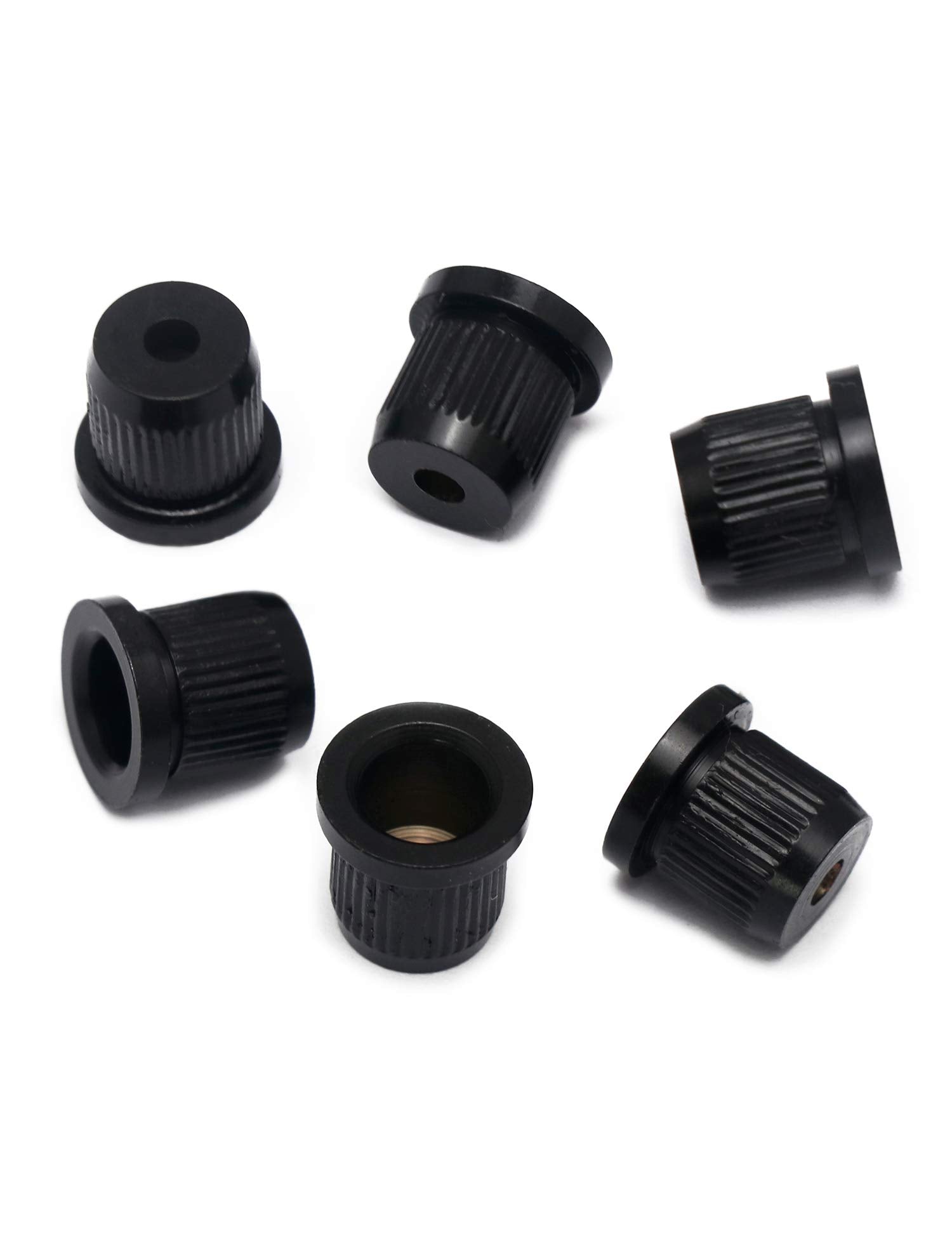 Metallor Guitar String Mounting Ferrules Through Body Mounts String Caps For Tele Telecaster Style Electric Guitar Parts Replace