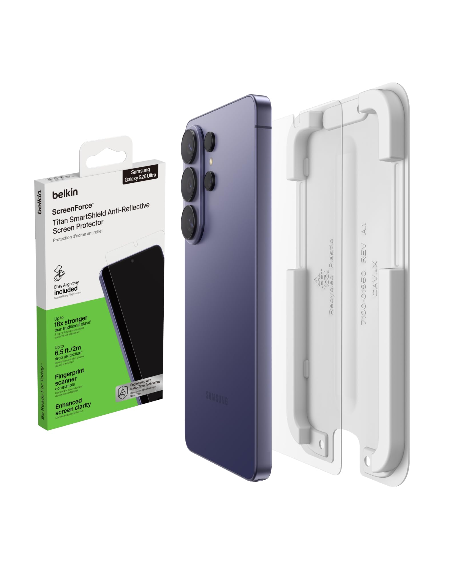 Titan Smartshield Anti-Reflective Screen Protector For Samsung Galaxy S26 Ultra