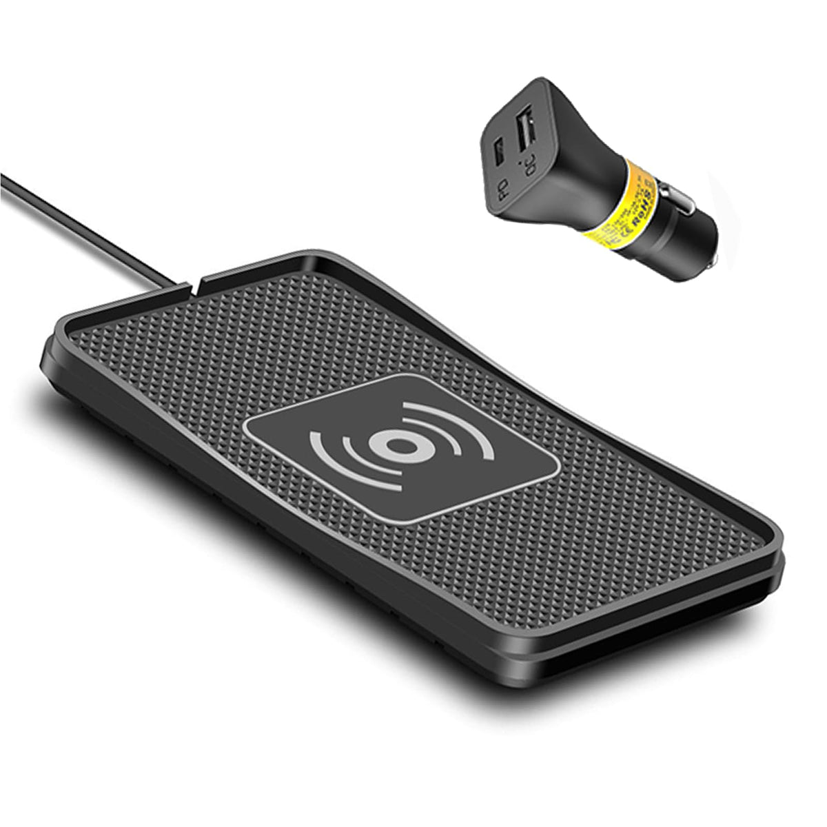 Wireless Charger,Polmxs 10W Wireless Car Charger Charging Pad Fast Wireless Phone Charger Pad Andriod Cell Phone Wireless Chargi