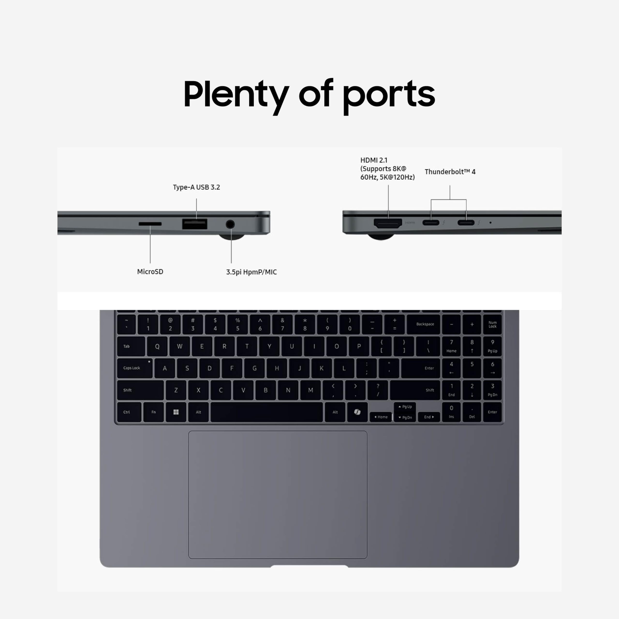 Samsung 14 Galaxy Book4 Pro Business Laptop, Wi-Fi Pc Computer, Windows 11 Pro, Intel Core 7 Ultra 155H / 32Gb / 1Tb, 3K Amoled