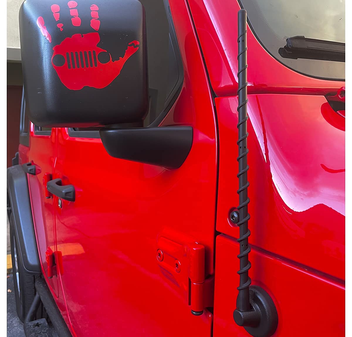 Vofono 13 Inch Antenna For Jeep Wrangler Gladiator 2007 2024, Short Antenna Upgrade For Jeep Jl Jk Radio Antenna Rubicon Sahara