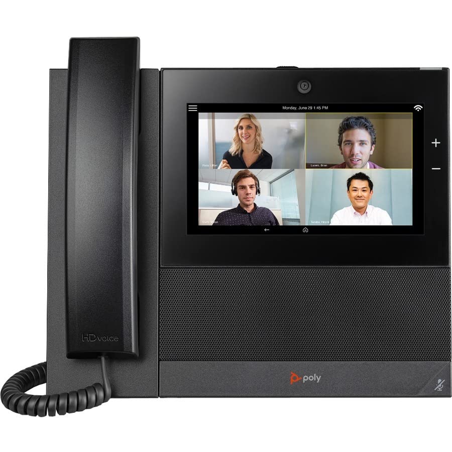 Poly Ccx 700 Desktop Business Media Phone (Polycom) - With Handset - Open Sip - Built-In Video Camera - Power Over Ethernet (Poe