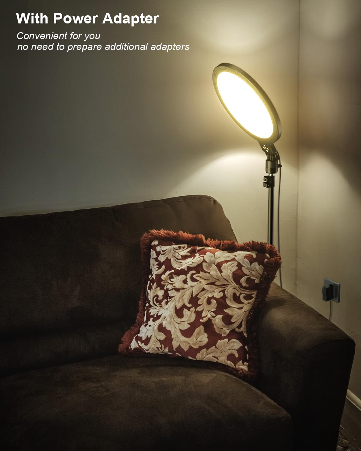 Mmcrz 2Pack Large Ring Light With 60'' Tripod Stand, 6500K Professional Full Screen Big Ring Light For Selfie, Studio Video Phot