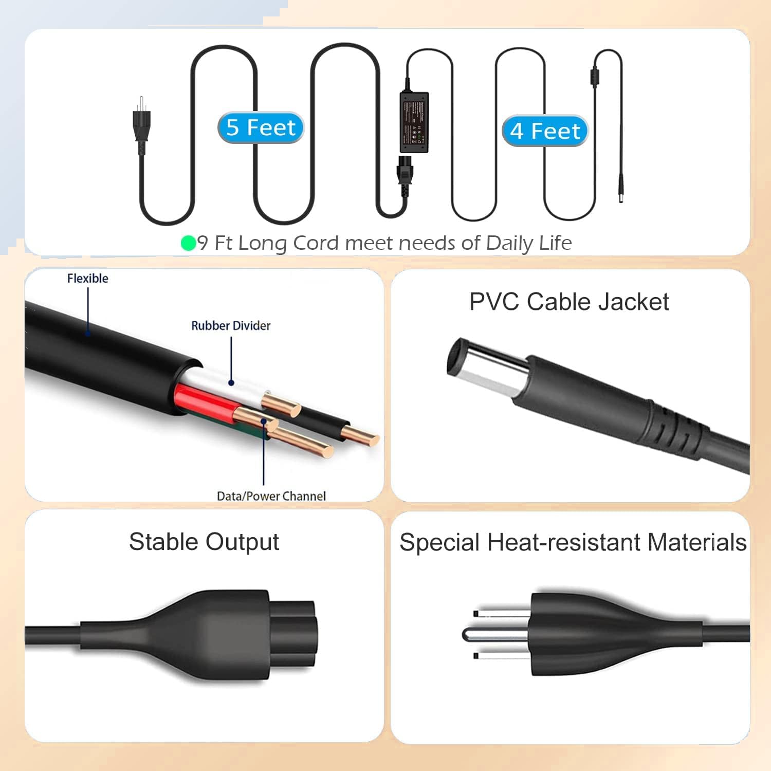 90W Ac Charger For Hp Pavilion All In One Desktop Pc 27 Cr0082 24 Cb1142 24 Cr0042 22 Dd0032 22 3010 22 3010 Tpc Q085 24 18 5110