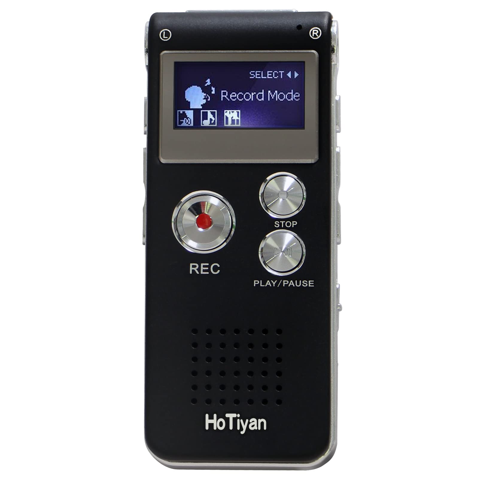 Voice Recorder 16Gb Capacity Voice Activated Recording Device Digital Voice Recorder For Lectures, Meetings, Interviews Audio Re