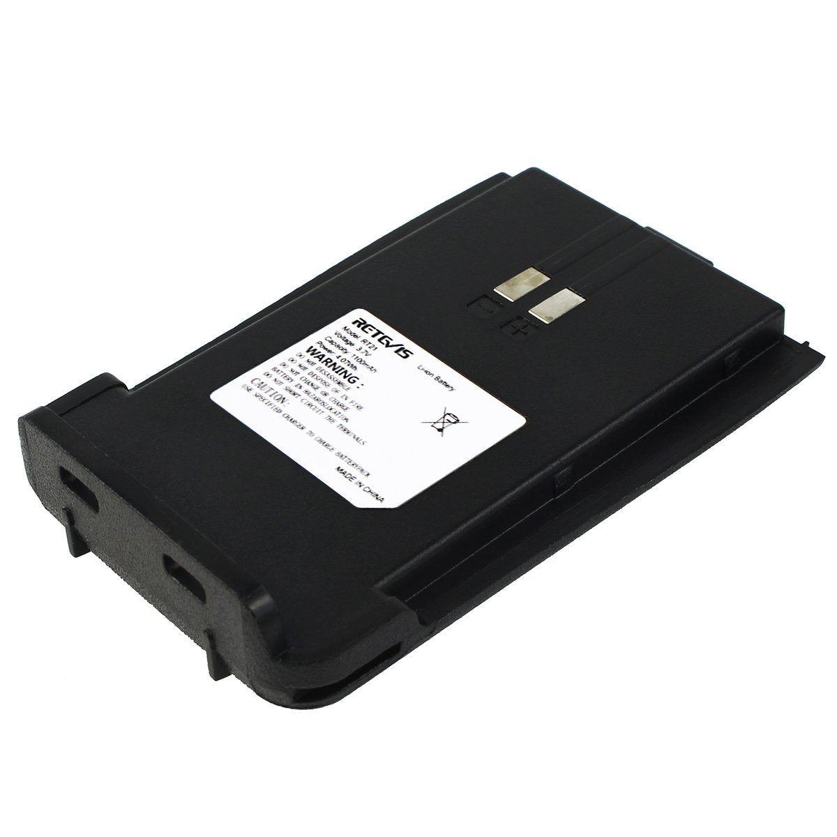 Retevis Rt21 Rt21V Original Two Way Radios Battery 1100Mah Li Ion Rechargeable Battery Compatible Rt21 Rt21V Walkie Talkies (5 Pack)