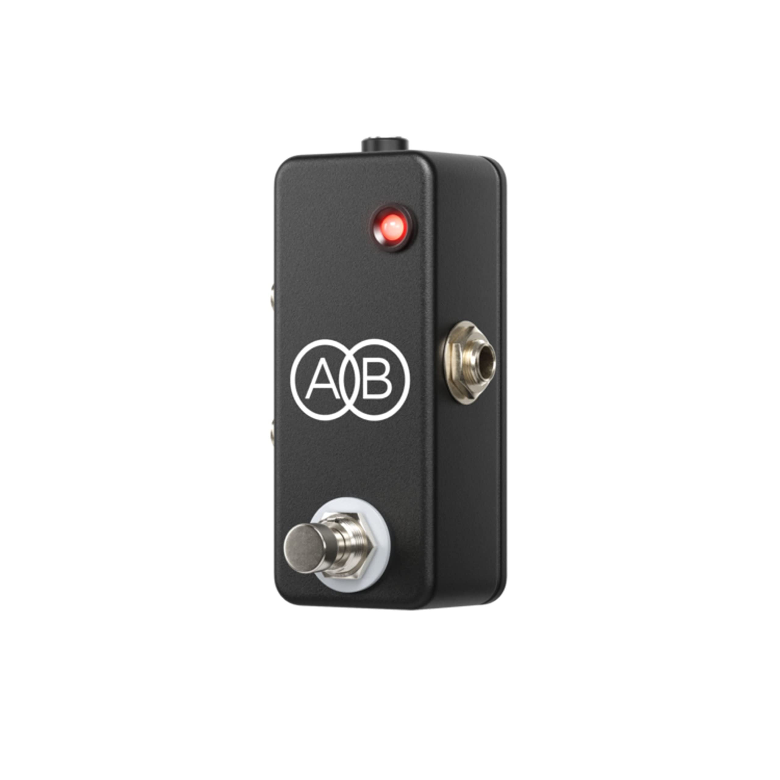 Jhs Pedals Mini A/B Box   Guitar Signal Path Effect, Black/Silver, Model Number: Mini A/B Box