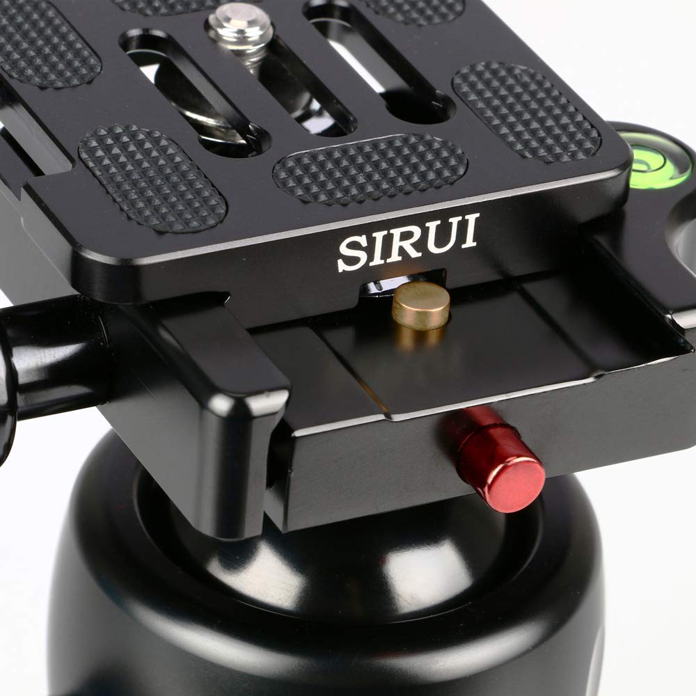 Sirui Am 02 Aluminum Ball Head, Professional Tripod Head With Panorama Base,Ty 50X Arca Quick Release Plate, Max Loading 55Lbs/25Kg (K 20X)