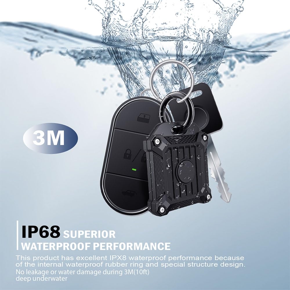 Tile Mate 2022 Tracker Case, Anti Scratch Waterproof Cover With Keychain, Finder And Item Locator Cover For Carabiner, Keys, Bag