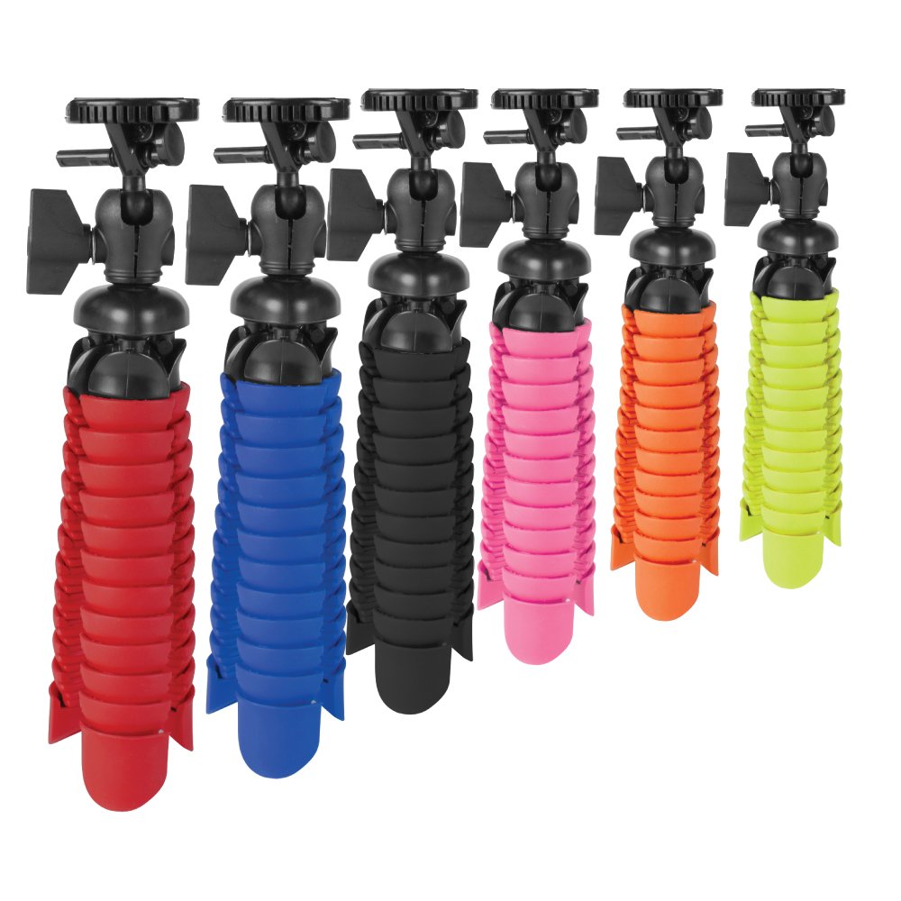 Vivitar VIV SP 7 BLK Small Rubberized Spider Tripod (Black)