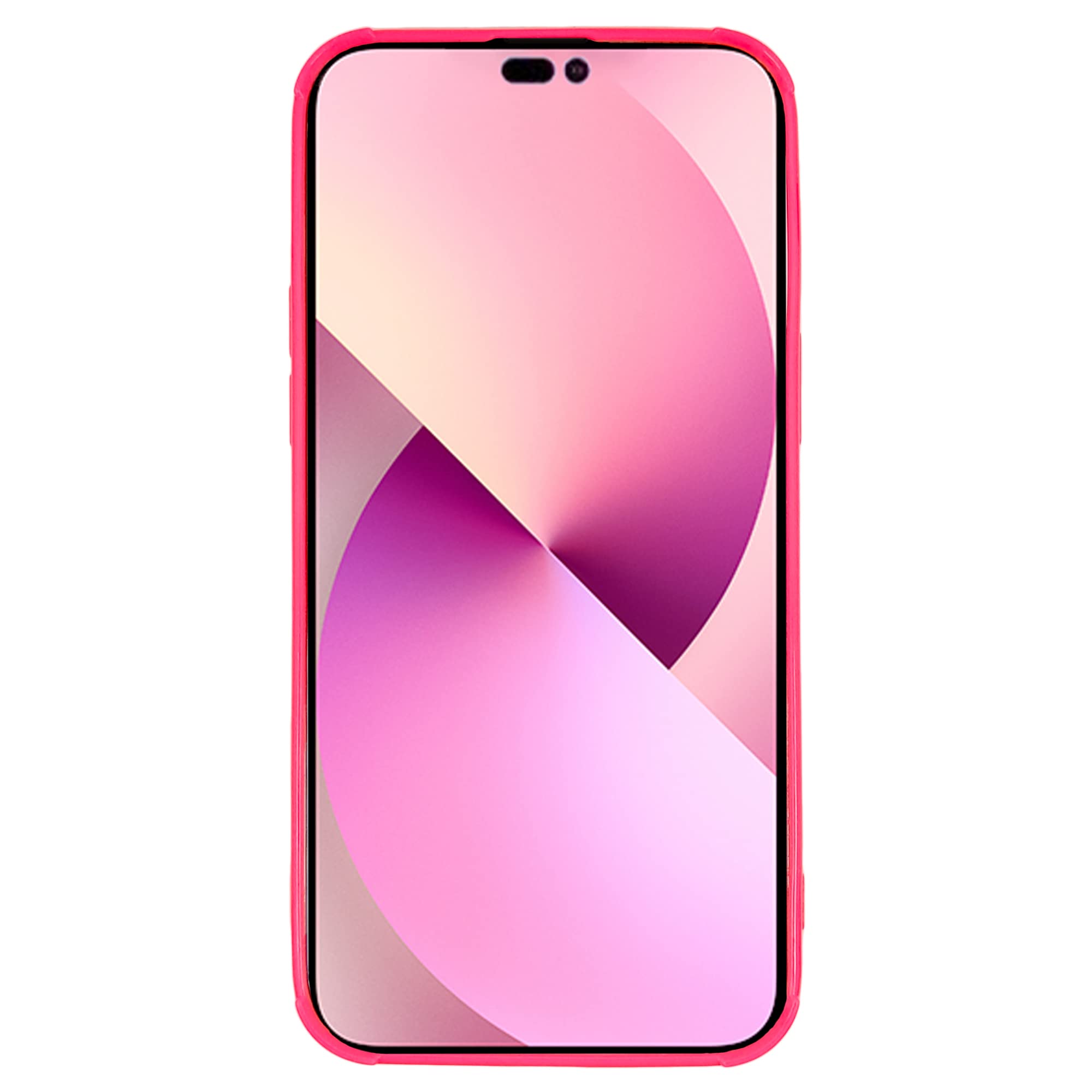 Dmaos For Iphone 16 Plus Case For Women, 3D Pop Bubble Heart Kawaii Gel Cover, Cute Girly For Iphone16 Plus 6.7 Inch - Hot Pink