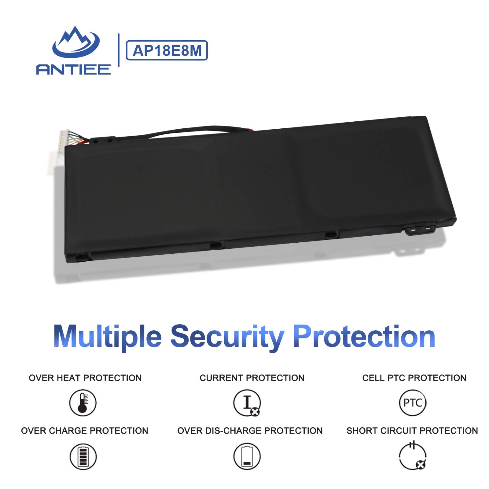 Ap18E7M Ap18E8M Battery For Acer Nitro 5 An515 54 An517 51 An515 55 An515 52 An515 43 An515 44 An515 45 An517 52, Nitro 7 An715