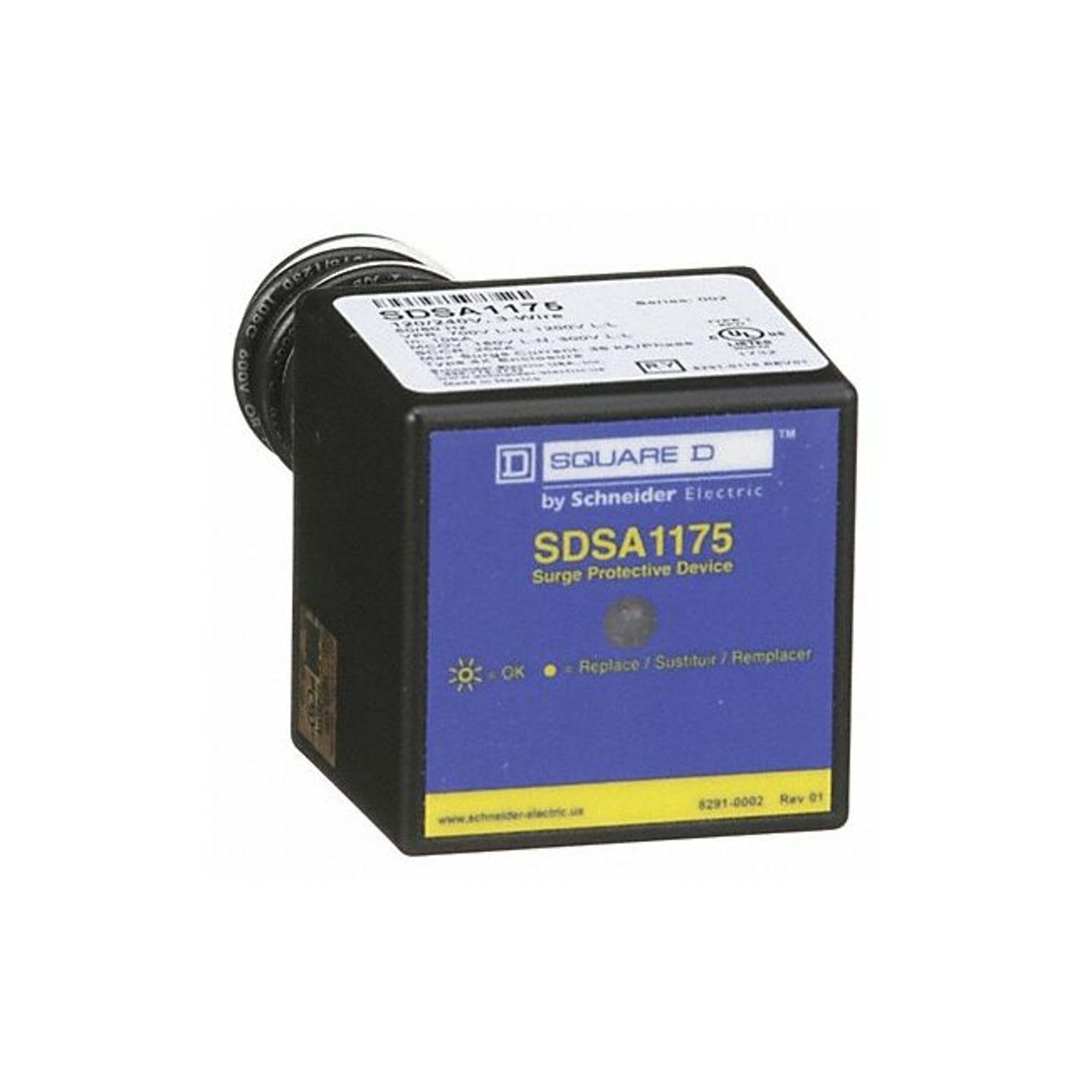 Square D   Sdsa1175 Panel Mounted Single Phase Type 1 Surge Protective Device