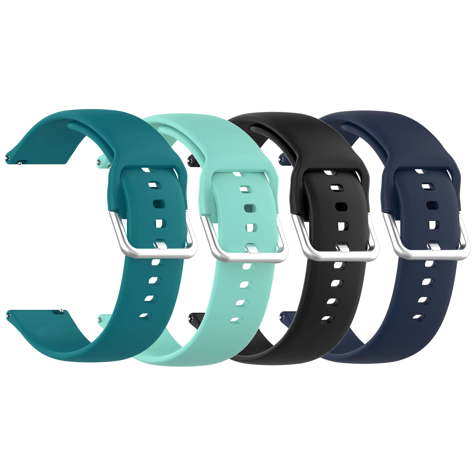 Ecsem Sport Strap Compatible With Niuffit Watch Band Lw36 P66 P39,Soft Waterproof Silicone Wristband,Adjustable Replacement Band