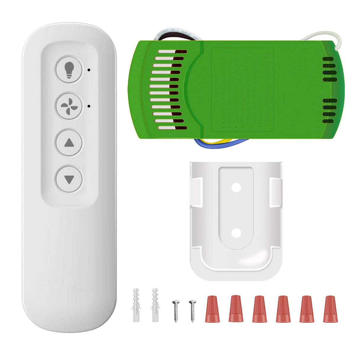 Universal Ceiling Fan Remote Control Kit, Works For Hunter 9770 99772 99392 99122 99123 99600, Compatible With Hunter, Harbor Br