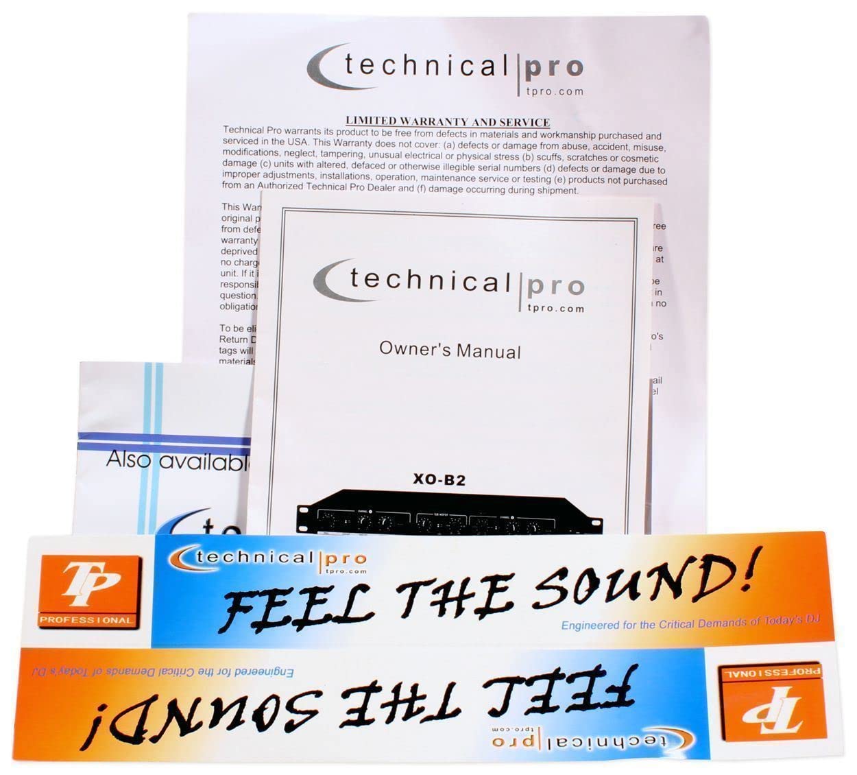 Technical Pro Xo3 Professional 3  Way Crossover With Sub Output