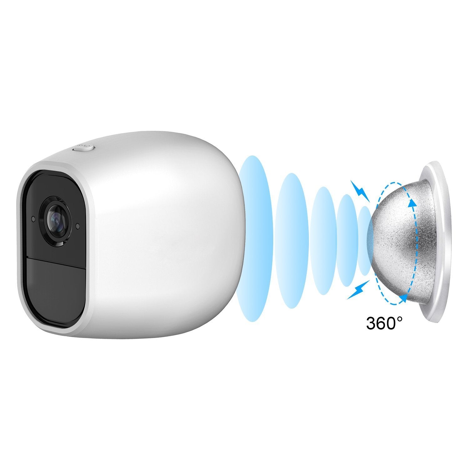 Skylety 3 Pack Security Wall Mount, Metal Magnetic Mount Compatible With Magnetic Arlo, Arlo Pro, Arlo Pro 2, White, Arlo Access