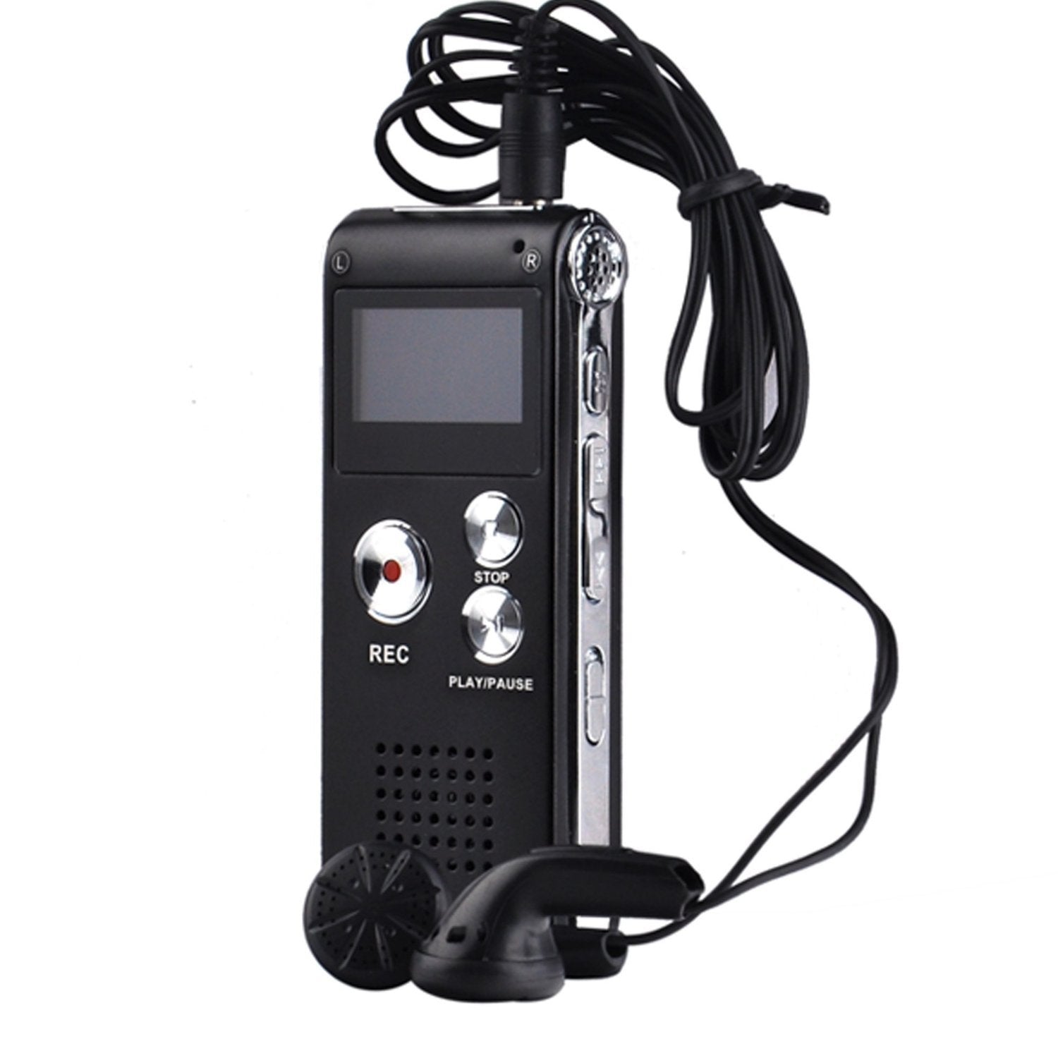 Aketek Multifunctional Rechargeable 8G 8Gb 650Hr Digital Audio Voice Recorder Dictaphone Mp3 Player Fm (12)