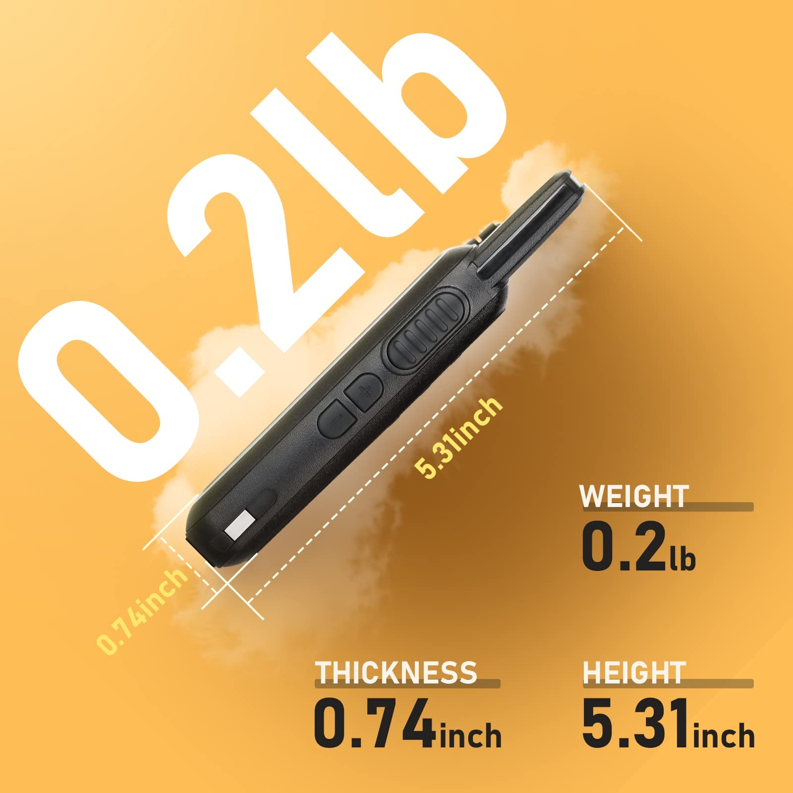 Tidradio Walkie Talkies For Adults Long Range Two Way Radio License Free Vox Radios Walkie Talkies Rechargeable 2 Way Radio With